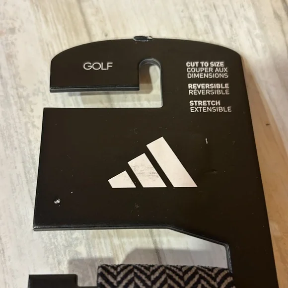 Adidas Golf Belt Reversible Cut to size Stretch color black noir New - Picture 2 of 10